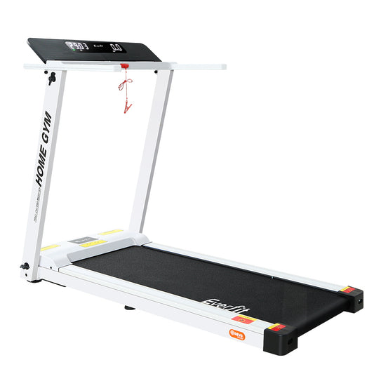 Marlook Treadmill Electric Home Gym Fitness Exercise Fully Foldable 450mm White