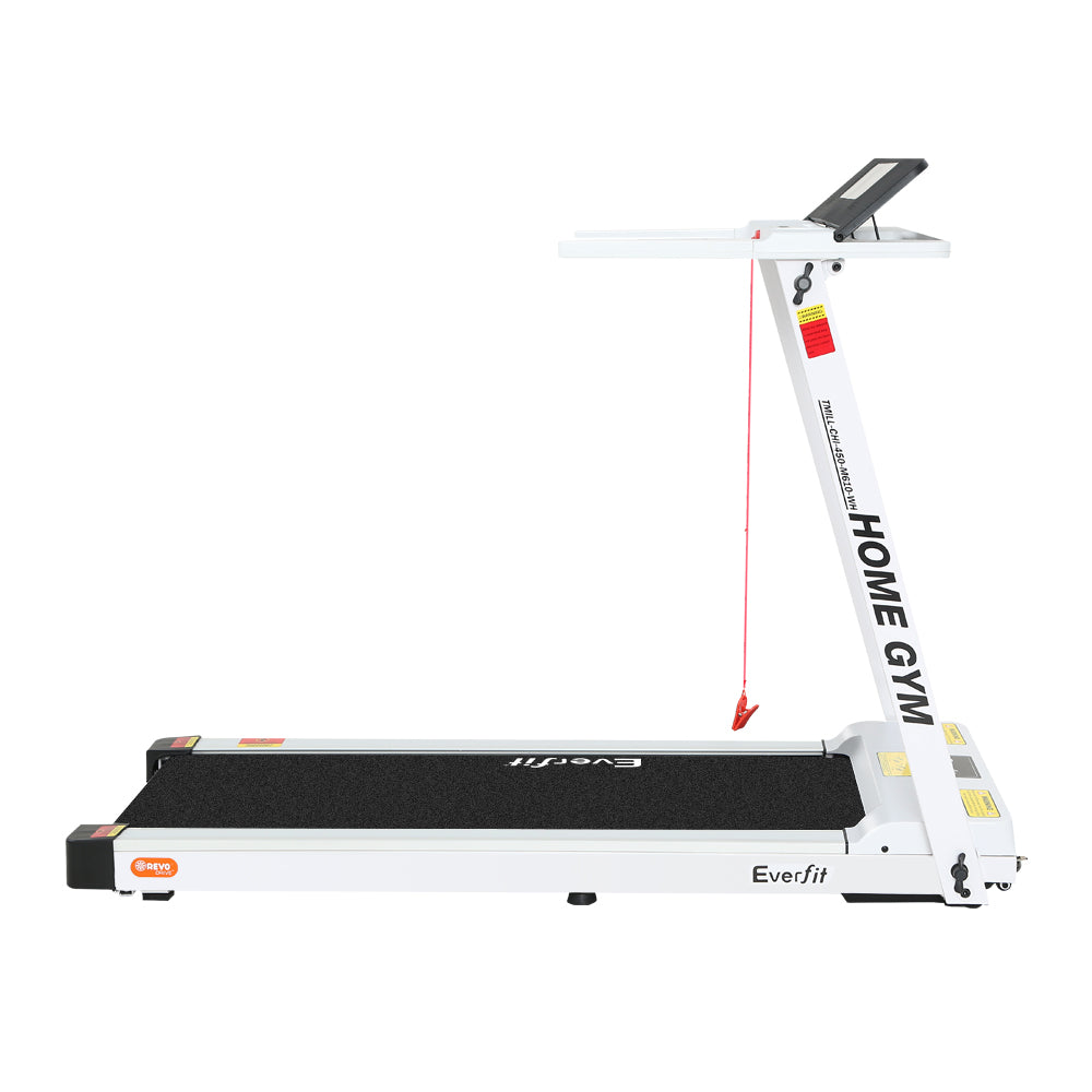 Marlook Treadmill Electric Home Gym Fitness Exercise Fully Foldable 450mm White