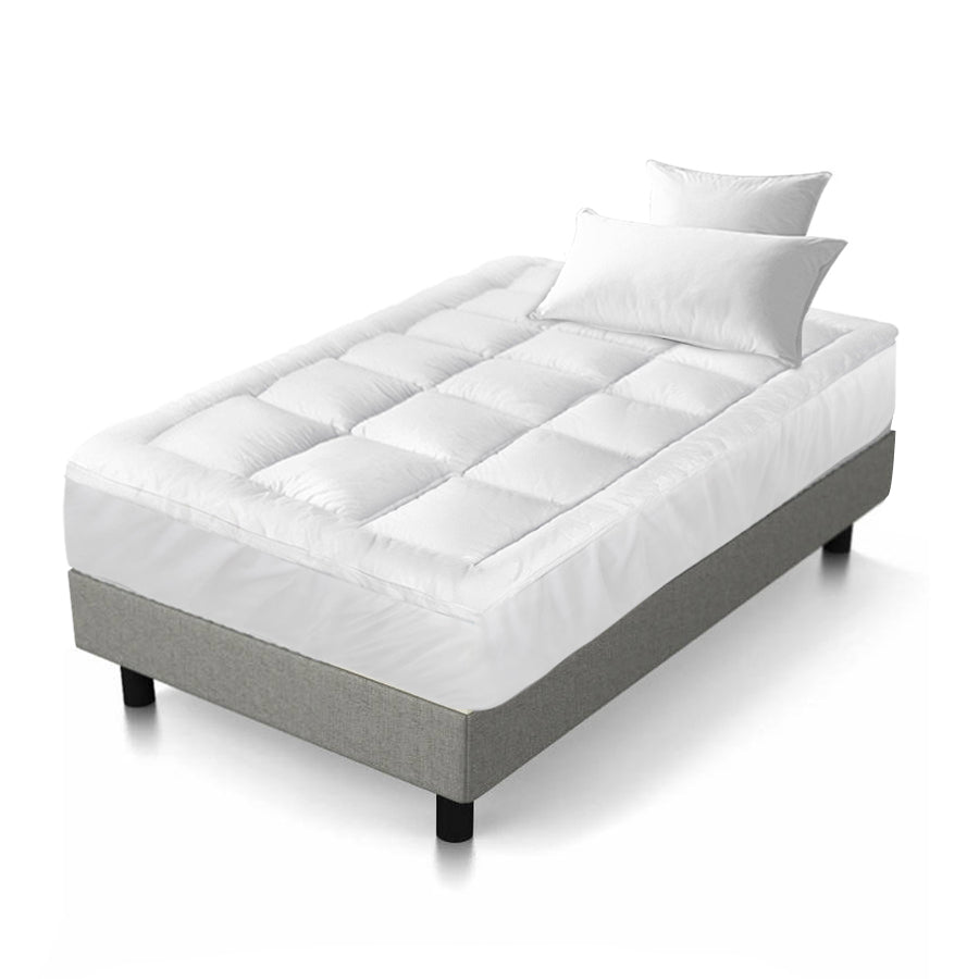Marlook Bedding Mattress Topper Pillowtop Bamboo Single