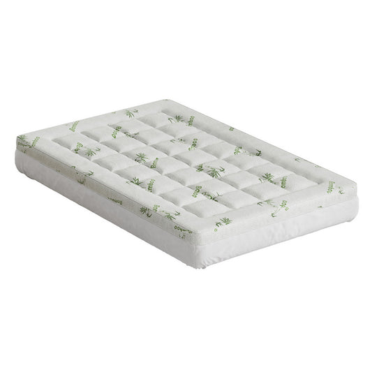 Marlook Bedding Mattress Topper Pillowtop Bamboo 7.5cm King Single