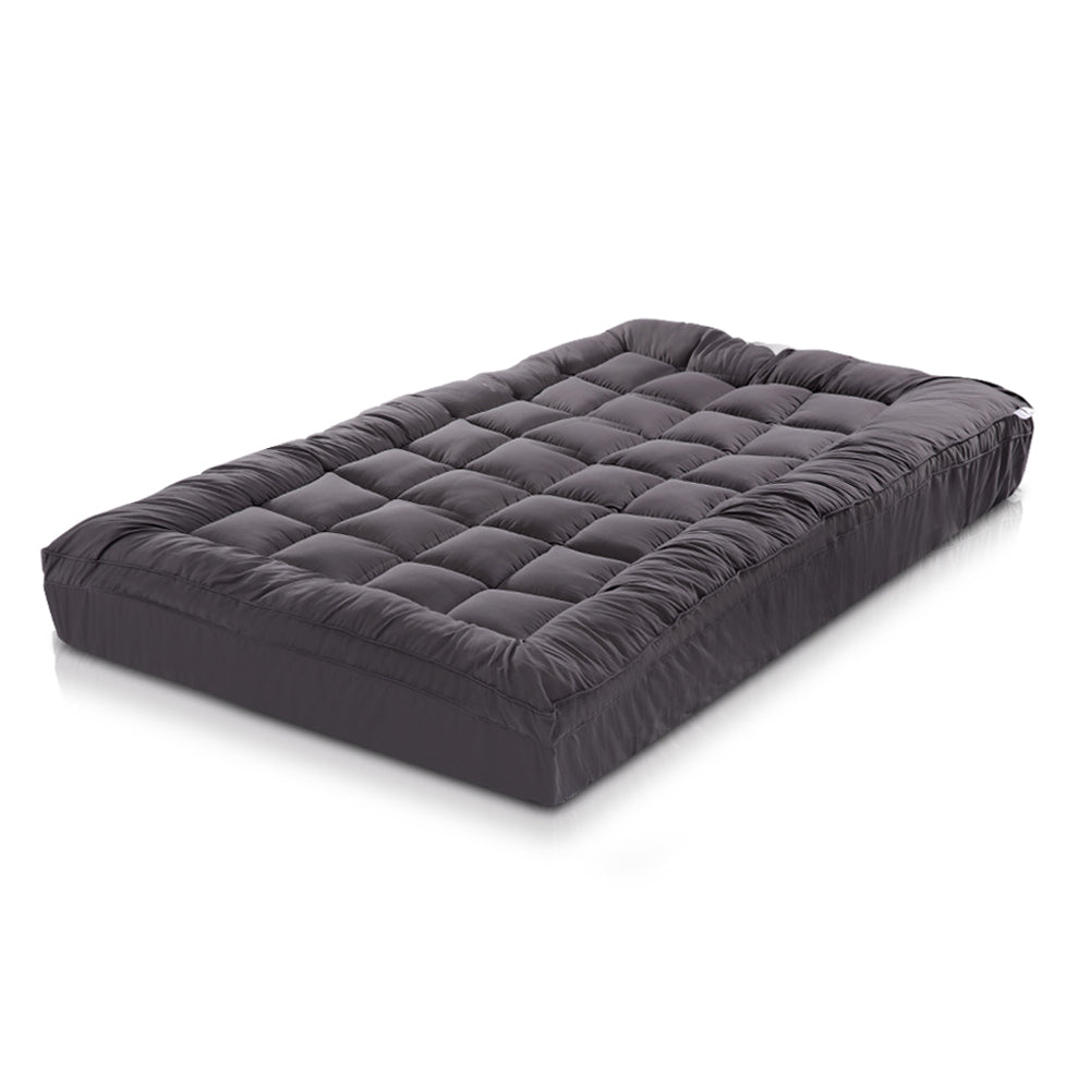 Marlook Bedding Mattress Topper Pillowtop Bamboo Charcoal Single