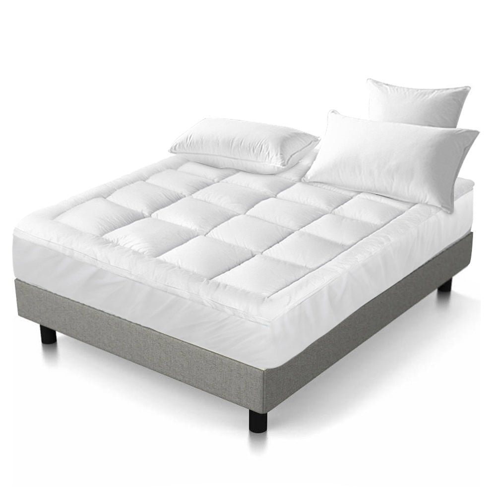 Marlook Bedding Mattress Topper Pillowtop Protector Pad Double