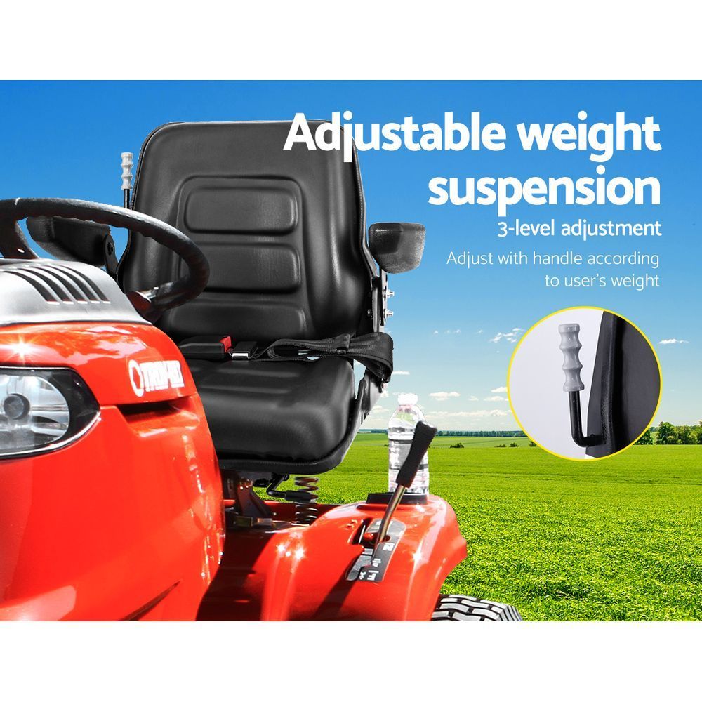Marlook Tractor Seat Forklift Excavator Universal Suspension Armrest Truck Chair