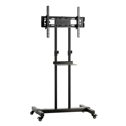 Marlook Mobile TV Stand for 23"-65" TVs Mount Bracket Portable Solid Trolley Cart