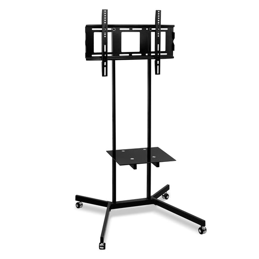 Marlook Mobile TV Stand for 32"-65" TVs Mount Bracket Portable Shelf Trolley Cart