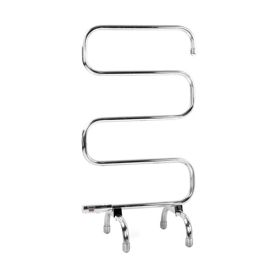 Marlook Electric Heated Towel Rail Rack 5 Bars Freestanding Clothes Dry Warmer