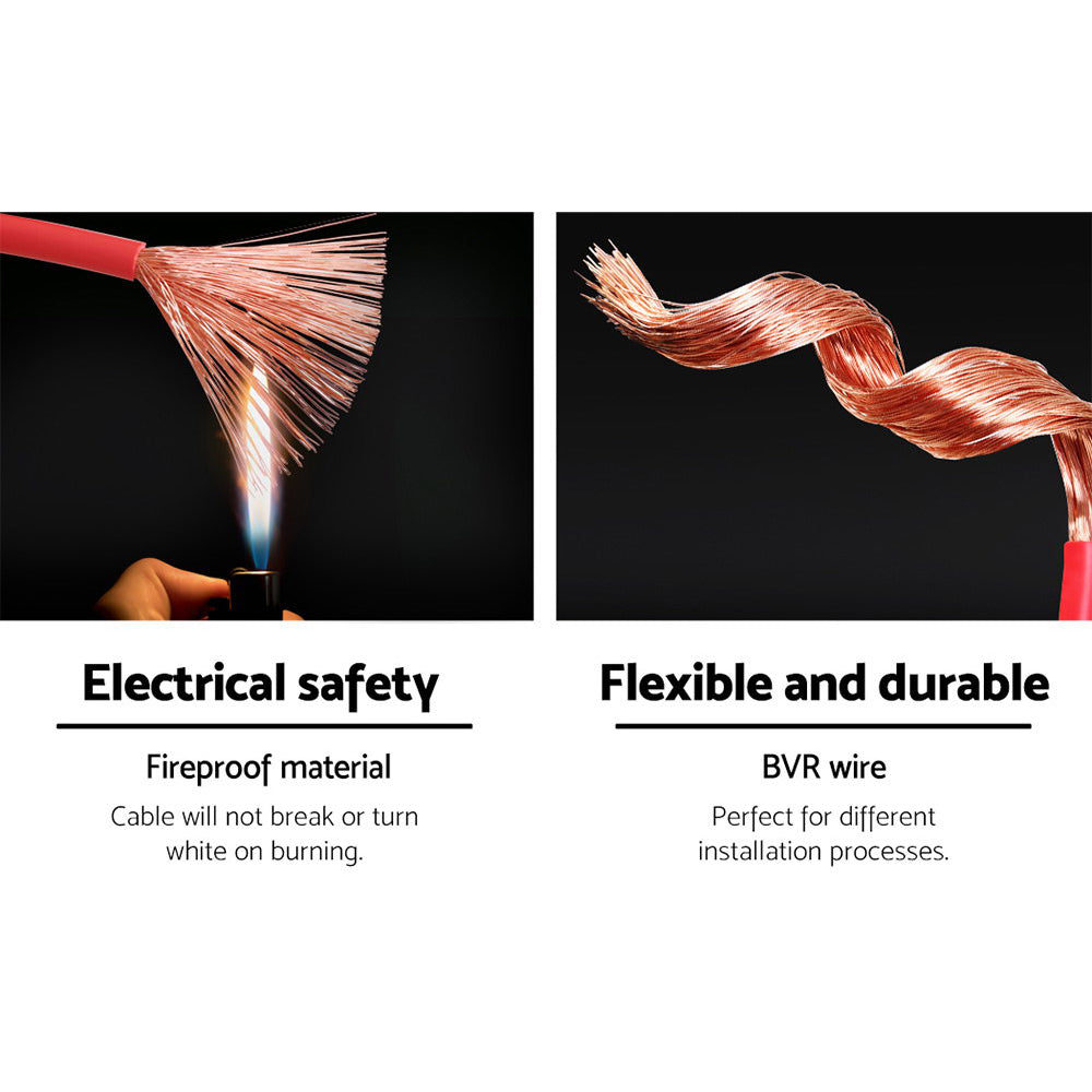 Marlook 3MM 100M Twin Core Wire Electrical Cable Extension Car 450V 2 Sheath