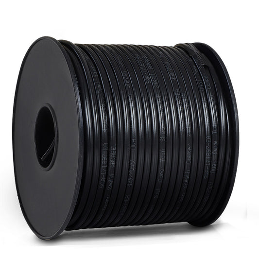 Marlook 4MM 100M Twin Core Wire Electrical Cable Extension Car 450V 2 Sheath