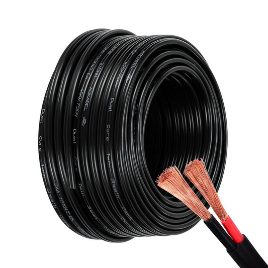 Marlook 5MM 30M Twin Core Wire Electrical Cable Extension Car 450V 2 Sheath
