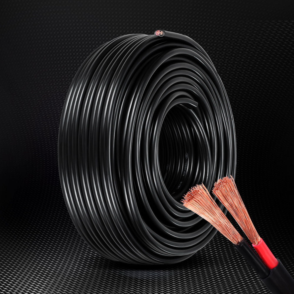 Marlook 8B&S 30M Twin Core Wire Electrical Cable Extension Car 450V 2 Sheath