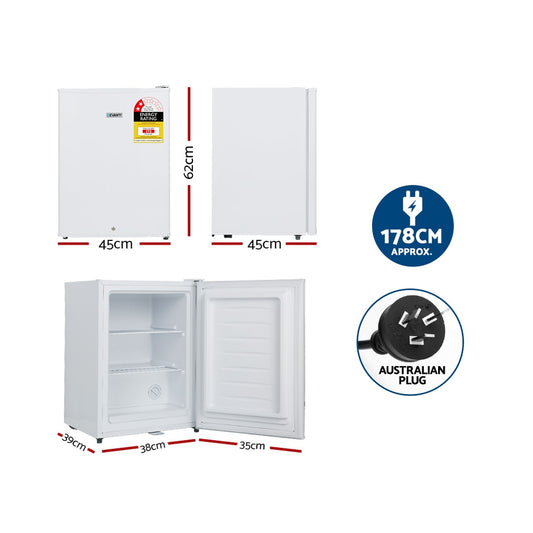 Marlook 60L Upright Freezer Fridge White
