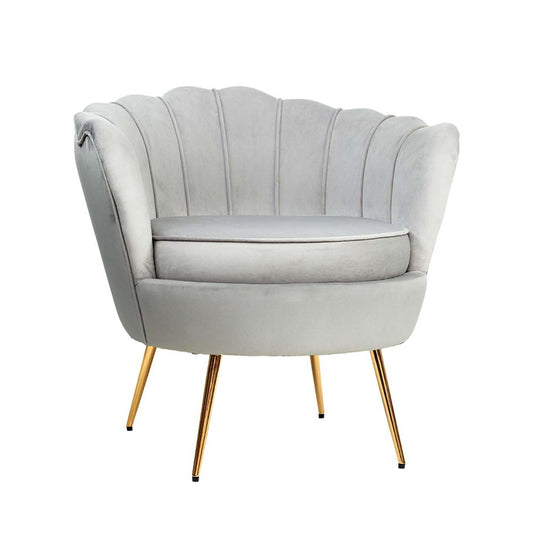 Marlook Armchair Velvet Grey Callista
