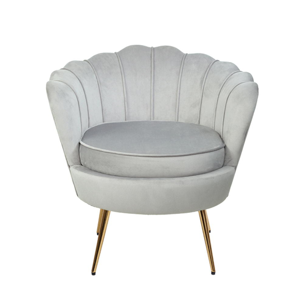 Marlook Armchair Velvet Grey Callista