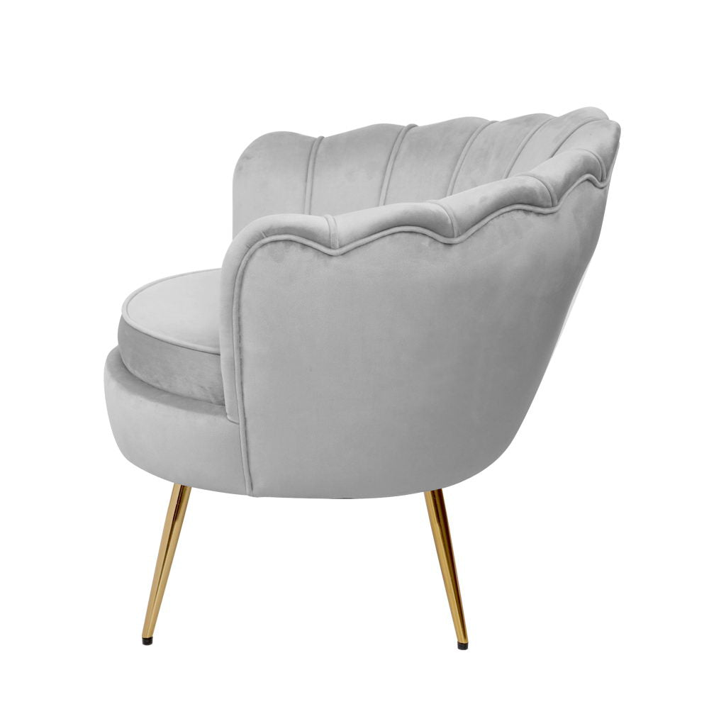 Marlook Armchair Velvet Grey Callista