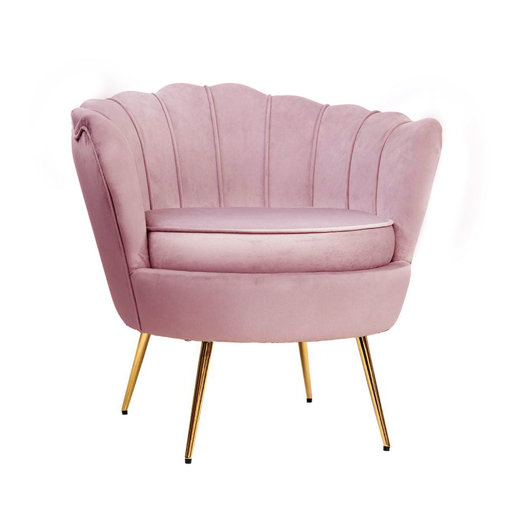 Marlook Armchair Velvet Pink Callista