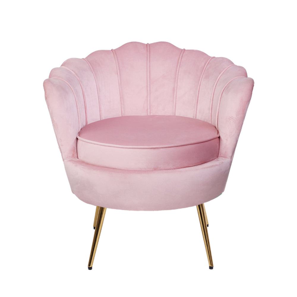 Marlook Armchair Velvet Pink Callista