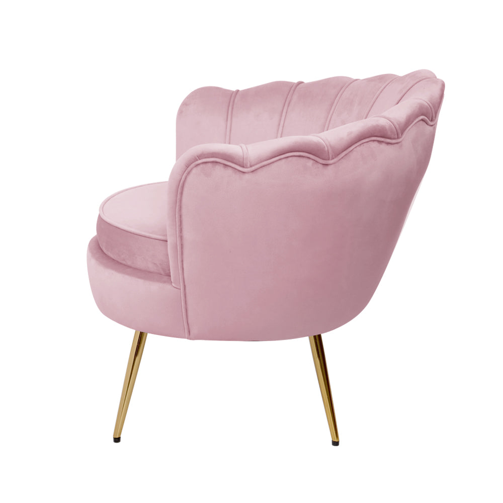 Marlook Armchair Velvet Pink Callista