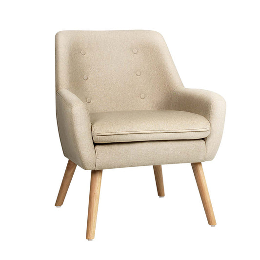 Marlook Fabric Dining Armchair - Beige