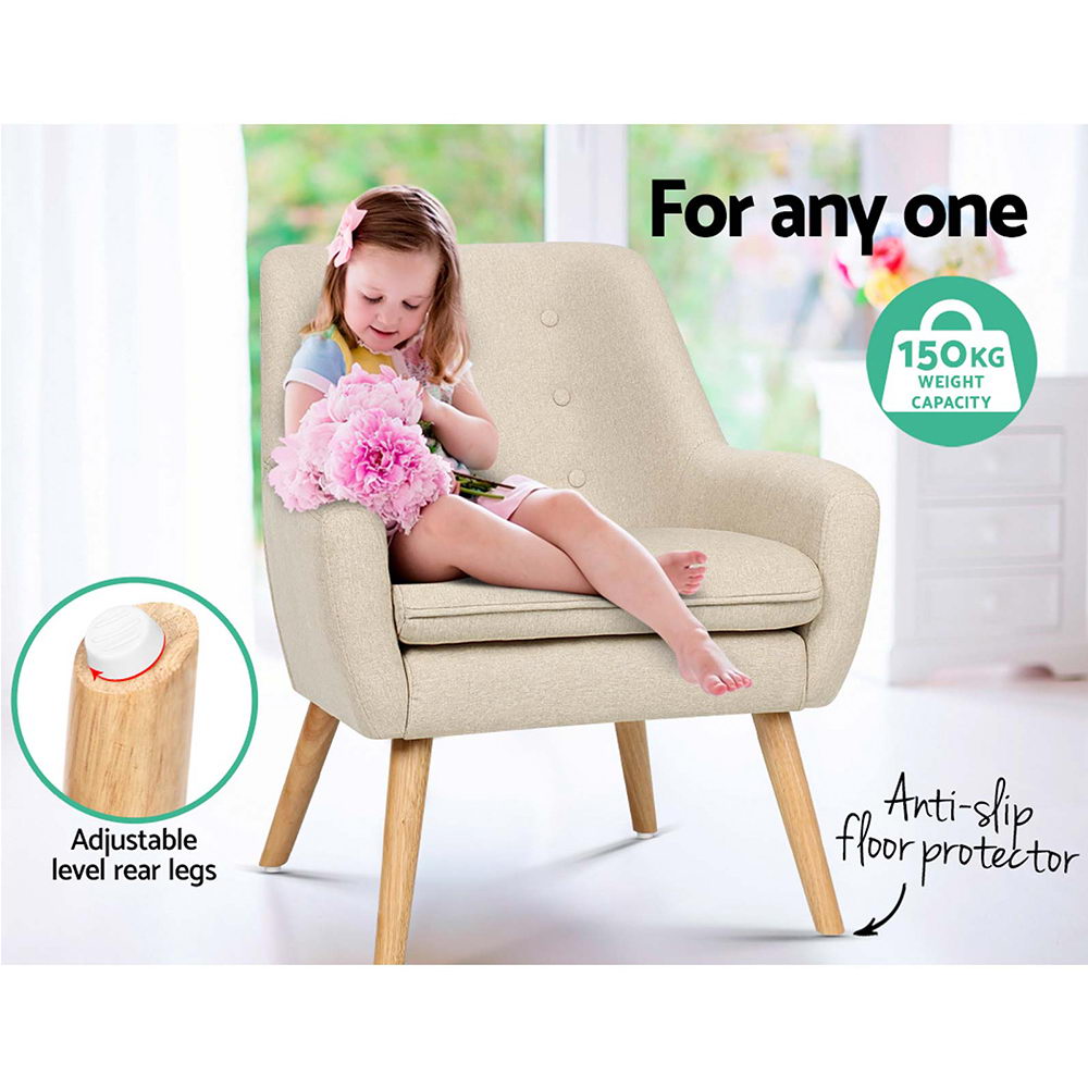 Marlook Fabric Dining Armchair - Beige