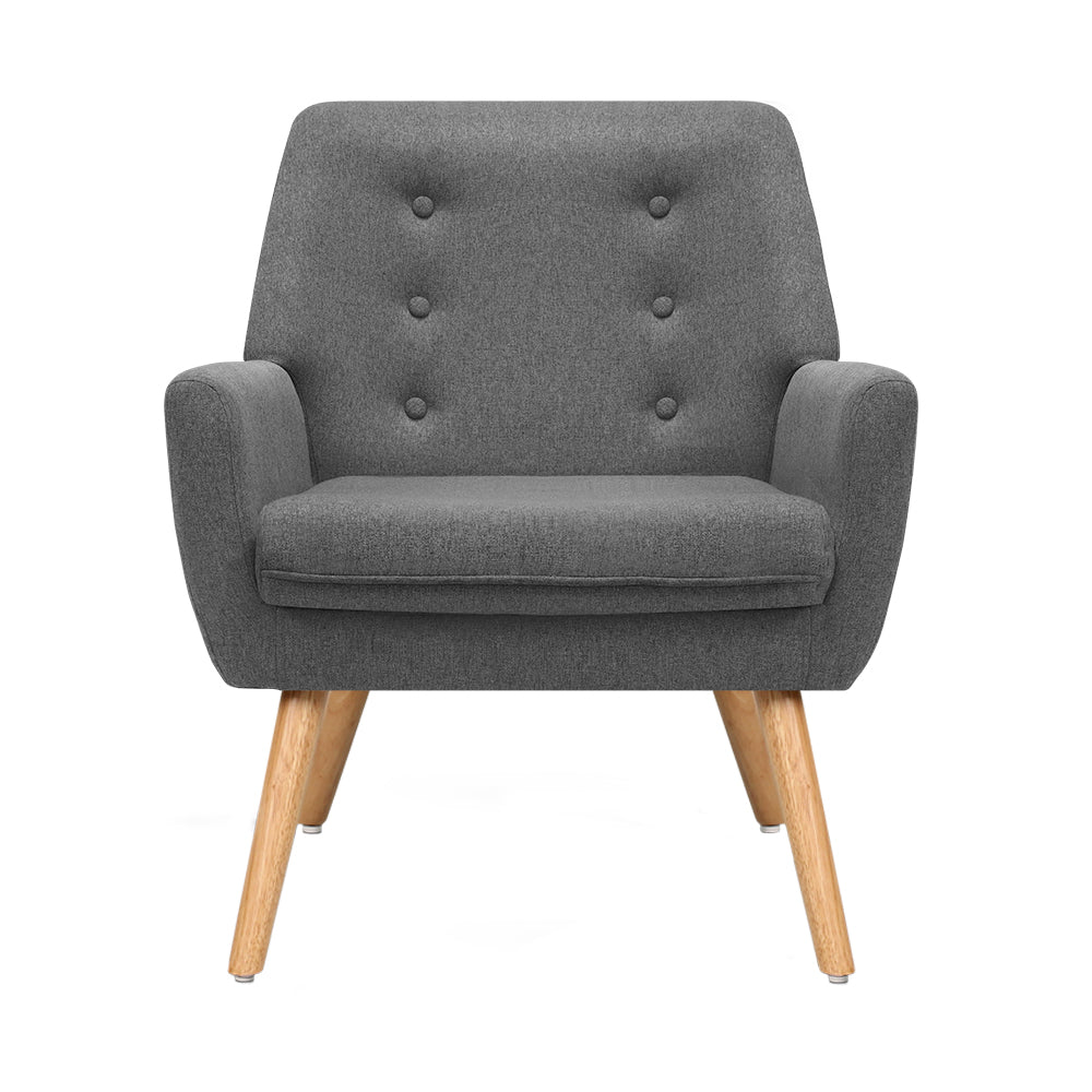 Marlook Fabric Dining Armchair - Grey