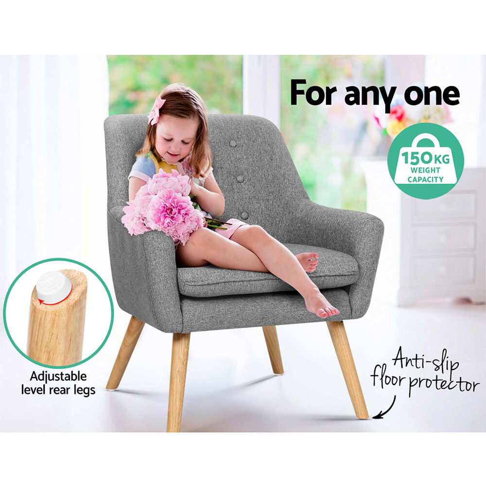 Marlook Fabric Dining Armchair - Grey