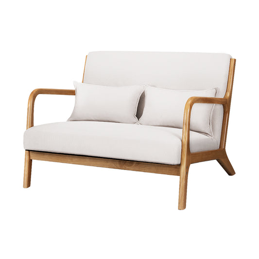 Marlook Armchair Lounge Chair Accent Armchairs Couch Sofa Loveseat Beige Wood