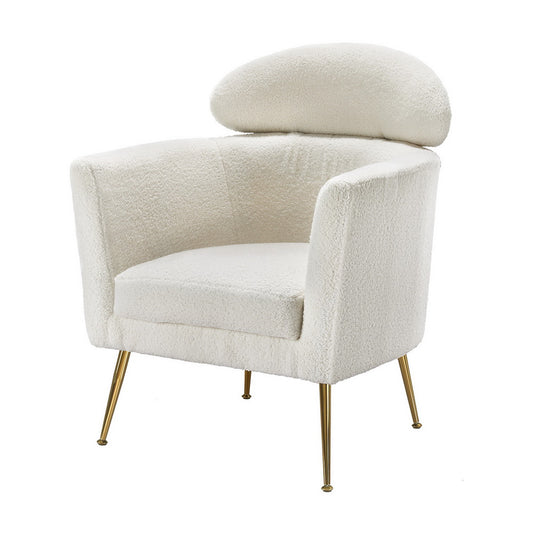 Marlook Armchair Boucle Fabric White Yoli