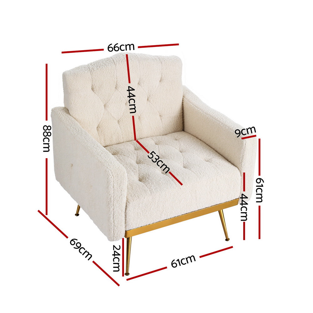 Marlook Armchair Boucle Beige Nicole