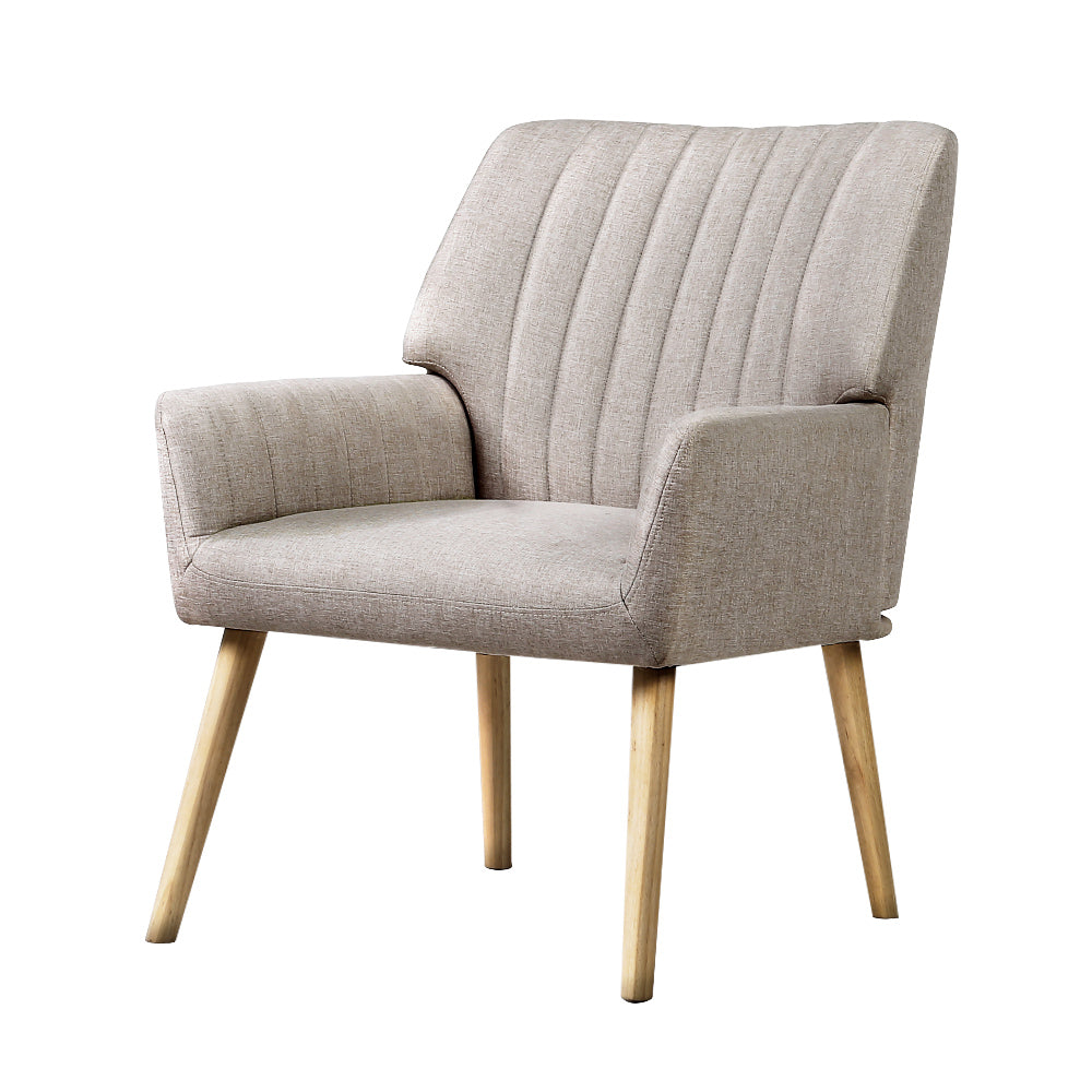 Marlook Armchair Fabric Beige Sebastini