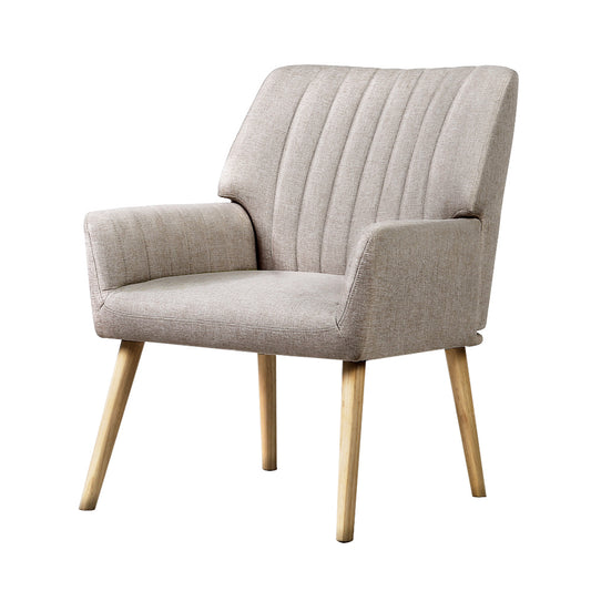 Marlook Armchair Fabric Beige Sebastini