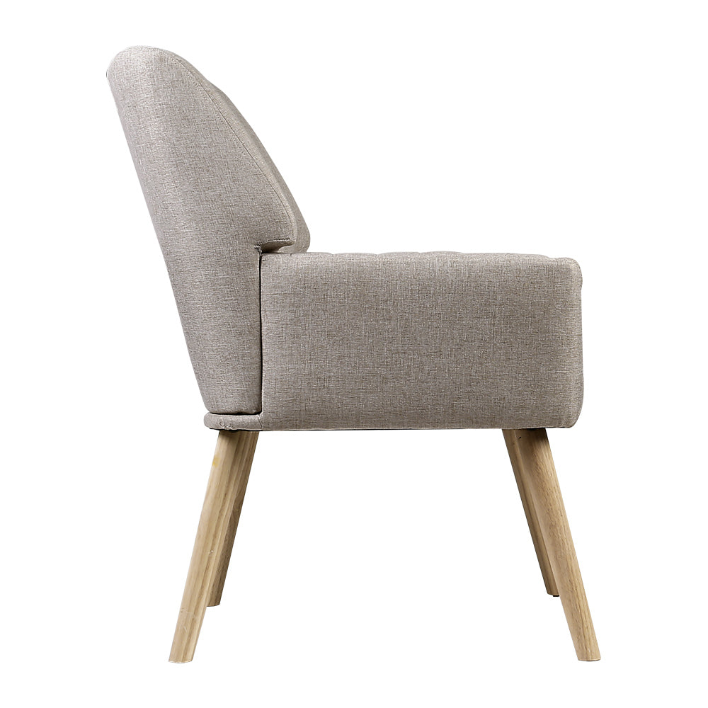 Marlook Armchair Fabric Beige Sebastini