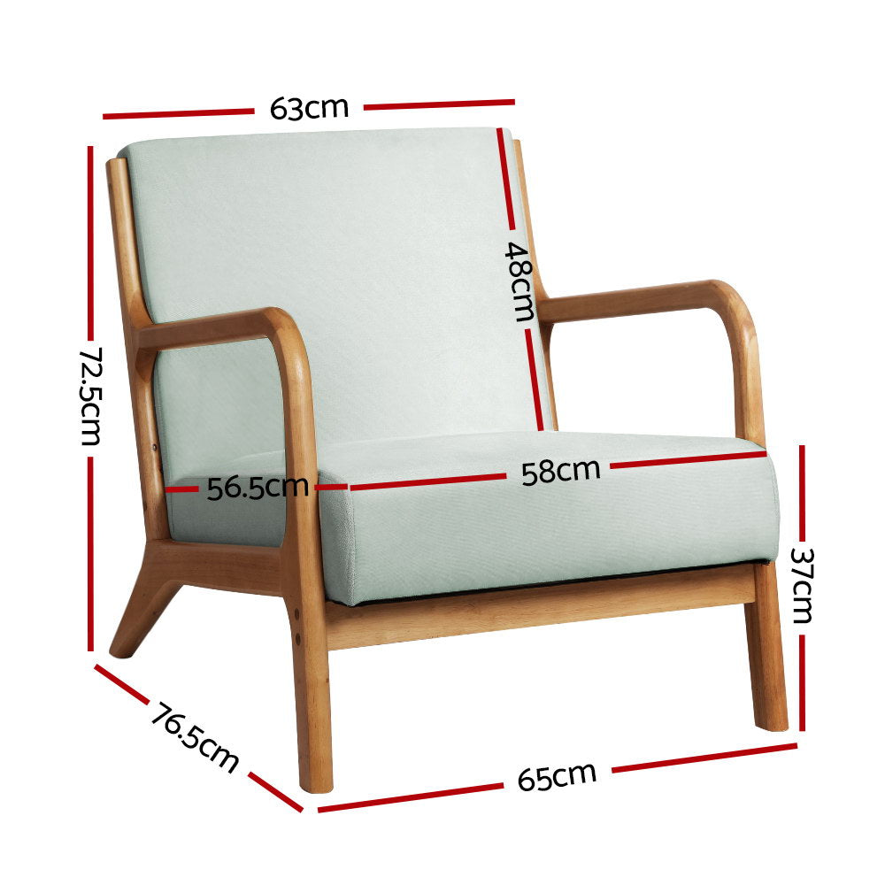 Marlook Armchair Fabric Grey Olive