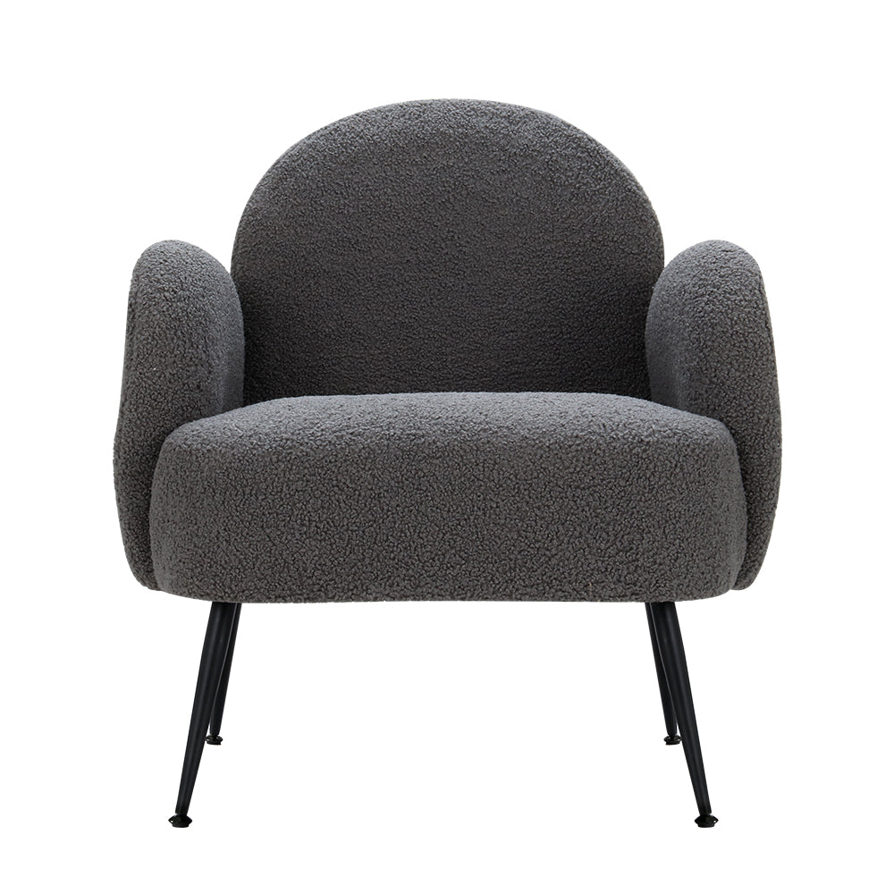 Marlook Armchair Boucle Charcoal Hanes