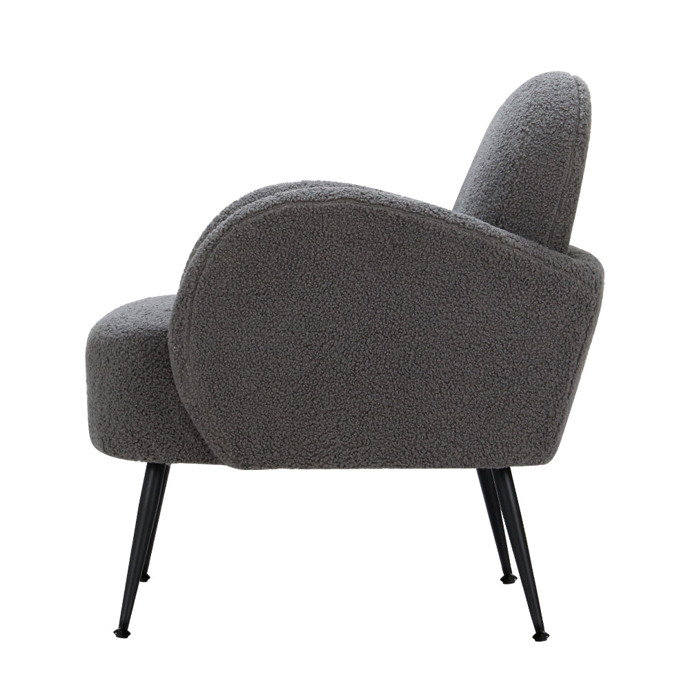 Marlook Armchair Boucle Charcoal Hanes