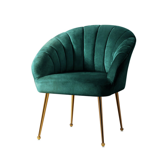 Marlook Armchair Velvet Green Eloise