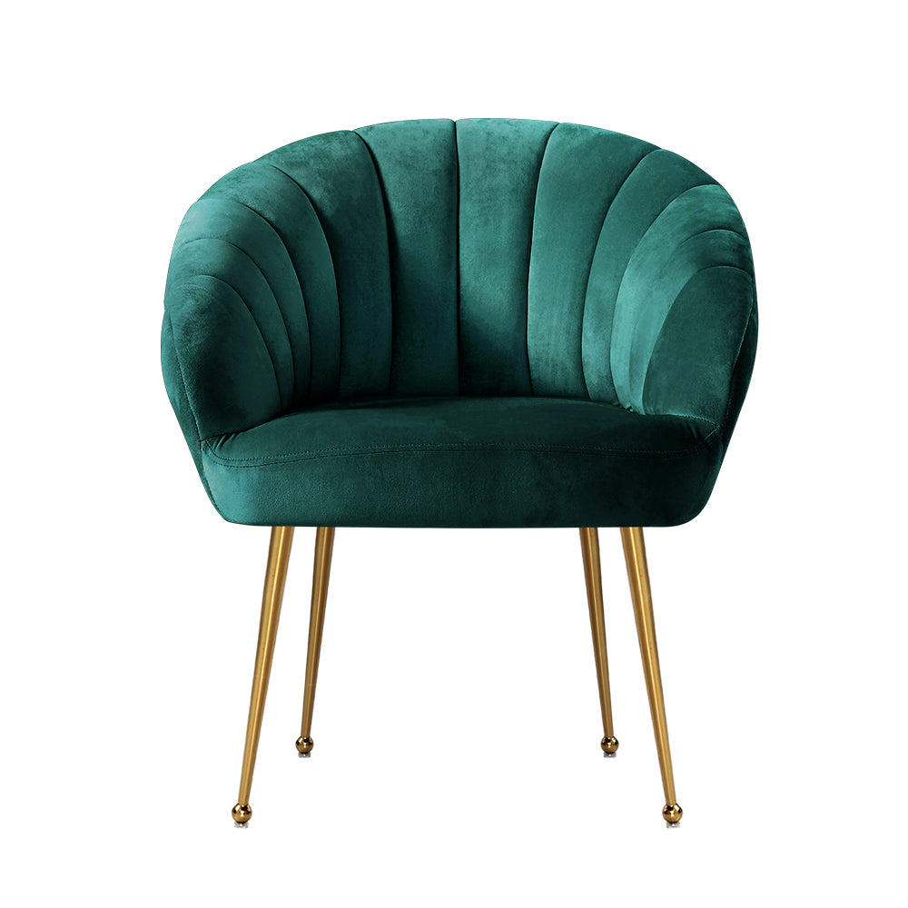 Marlook Armchair Velvet Green Eloise