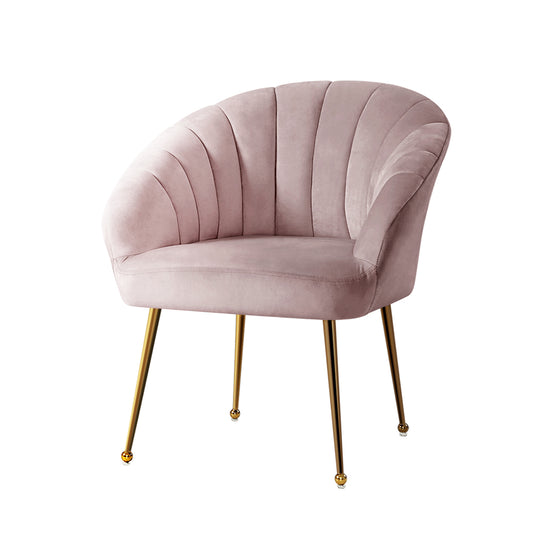Marlook Armchair Velvet Pink Eloise