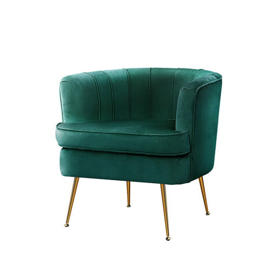 Marlook Armchair Velvet Green Norvia