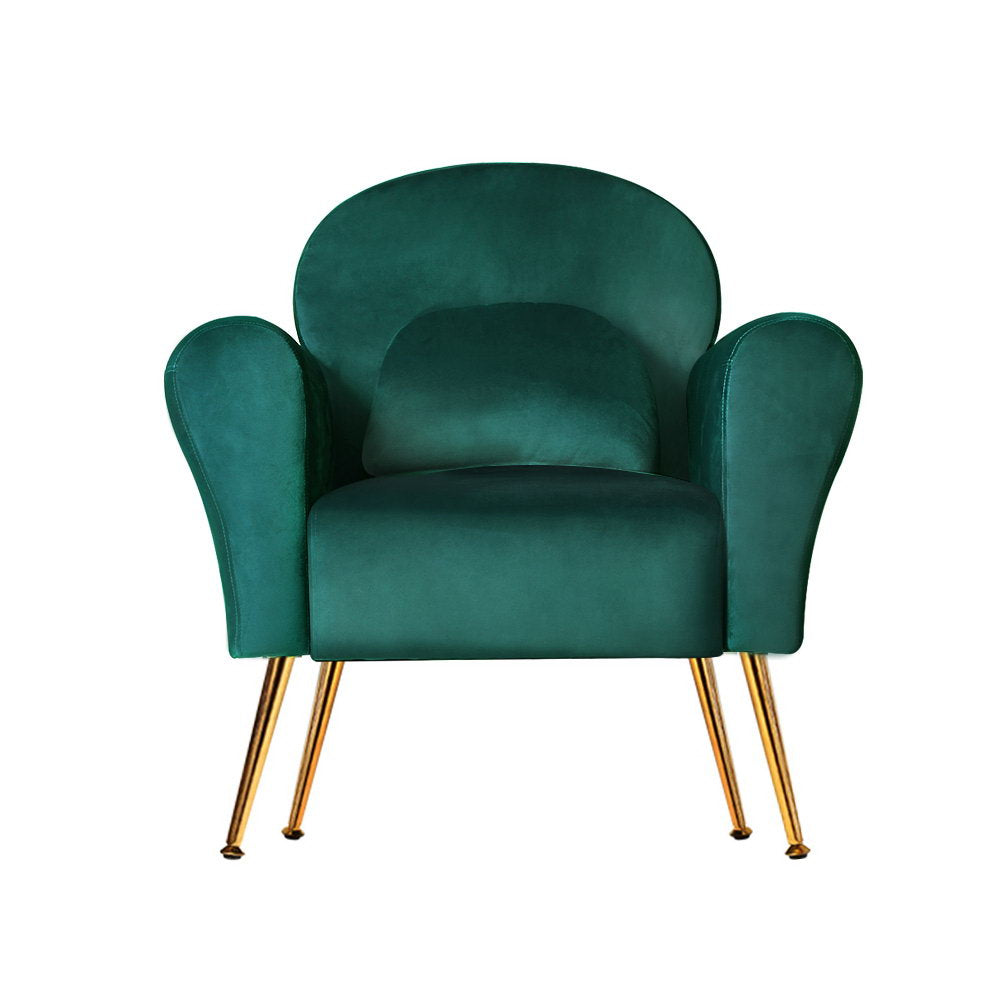 Marlook Armchair Green Velvet Caroline