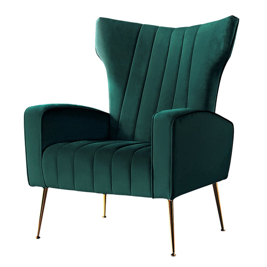 Marlook Armchair Green Velvet Kate