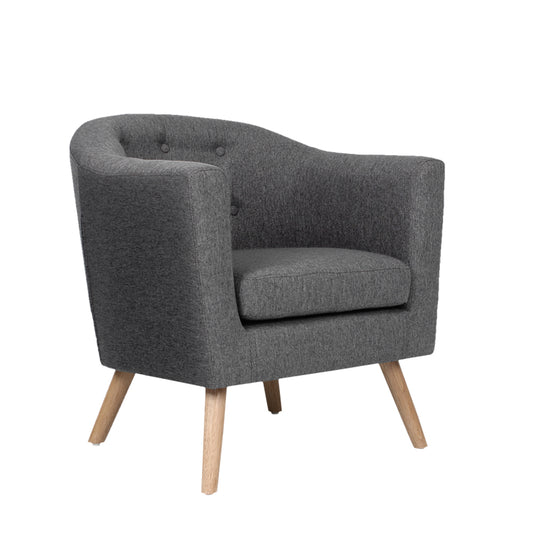 Marlook Armchair Tub Chair Grey Adora
