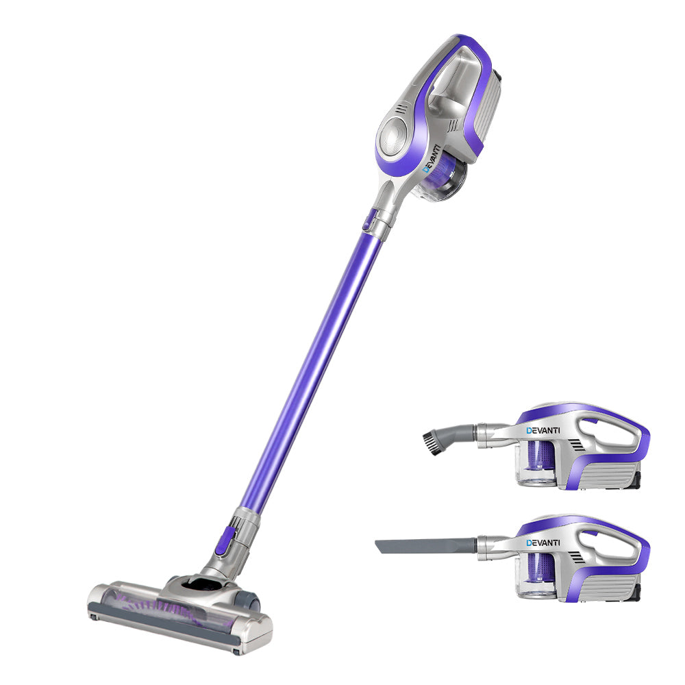 Marlook Stick Vacuum Cleaner Bagless Cordless 150W Purple