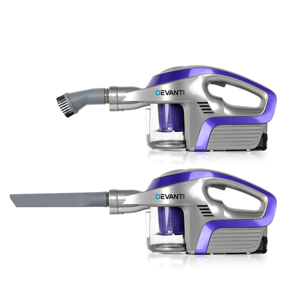 Marlook Stick Vacuum Cleaner Bagless Cordless 150W Purple