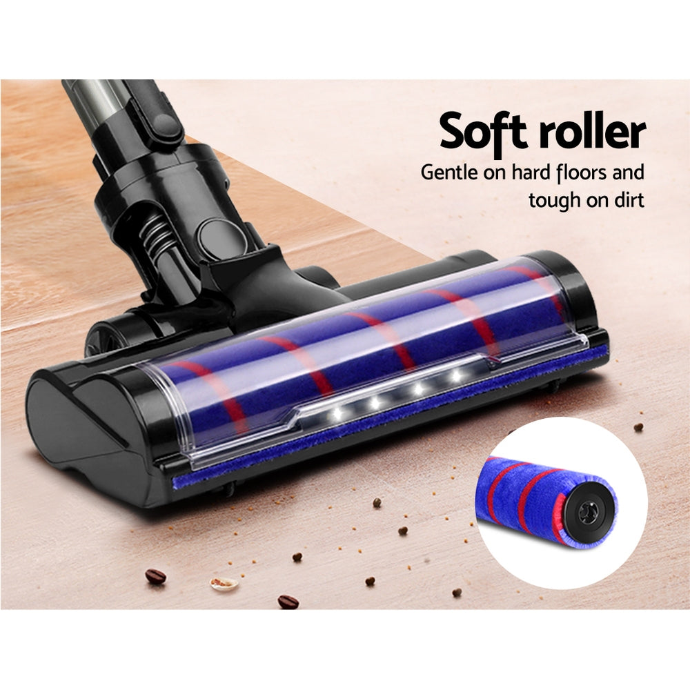 Marlook Stick Vacuum Cleaner Cordless Roller Brush 150W Purple