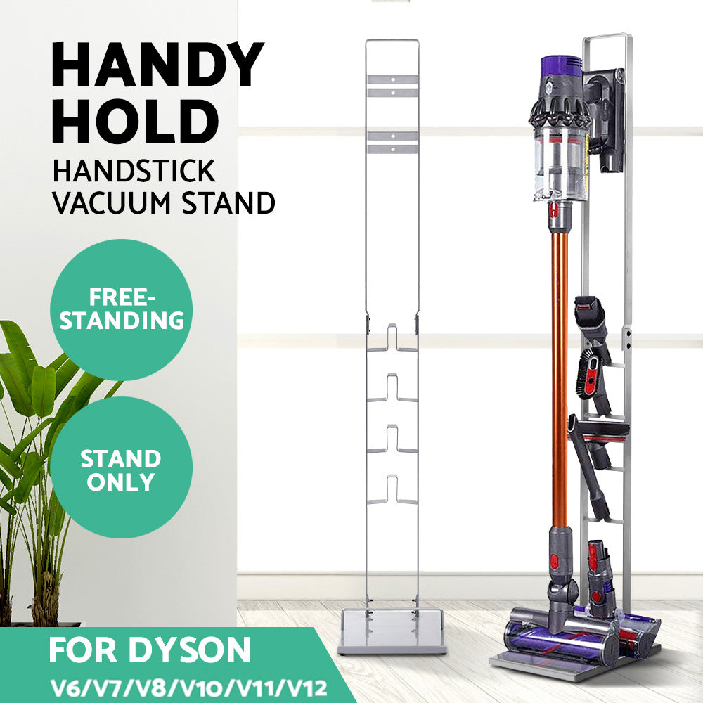 Marlook Freestanding Dyson Vacuum Cleaner Stand for V6 7 8 10 11 Silver
