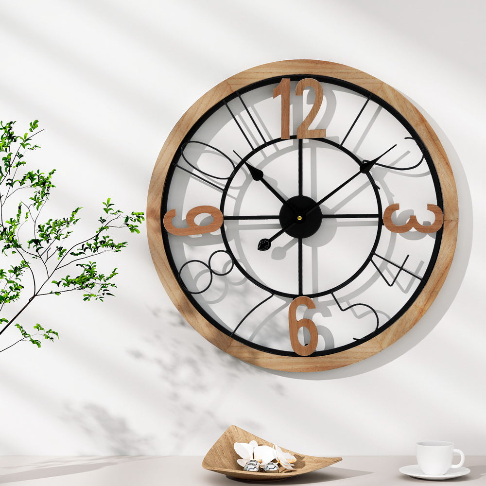 Marlook 60CM Wall Clock Wooden