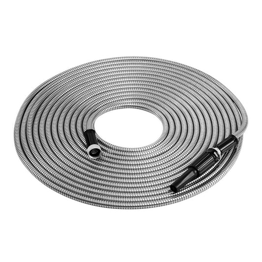 Marlook Water Hose Stainless Steel 30M with Spray Nozzle