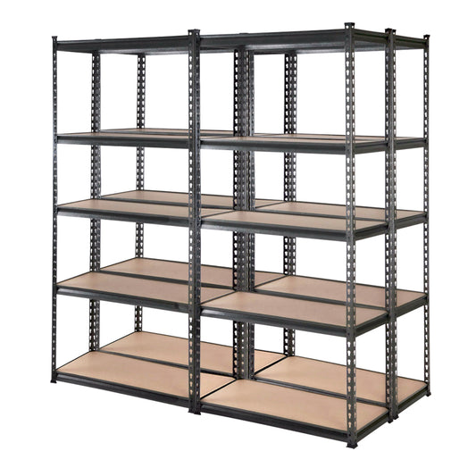 Marlook 4x1.8M Garage Shelving Warehouse Rack Pallet Racking Storage Charcoal