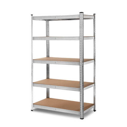 Marlook 1.8M Warehouse Racking Rack Shelving Garage Steel Metal Storage Shelves Silver