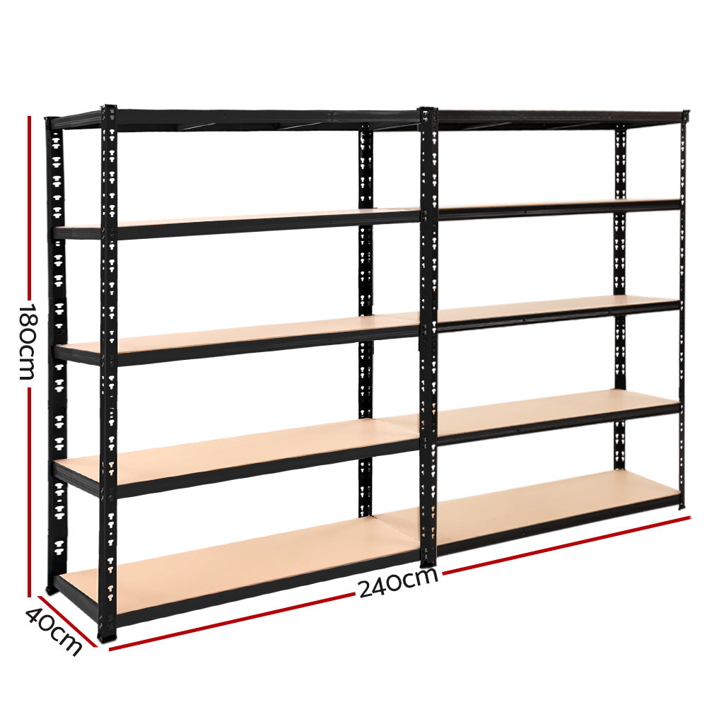 Marlook 2.4Mx1.8M Garage Shelving Warehouse Rack Pallet Racking Storage Shelve